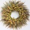 26” Fall Wreath for Front Door – Large Artificial Eucalyptus & Fern Leaves, Outdoor & Indoor Autumn Décor for Porch, Window, Farmhouse, Thanksgiving & Harvest Festival (Green-orange) 5"D x 26"W x 26"H